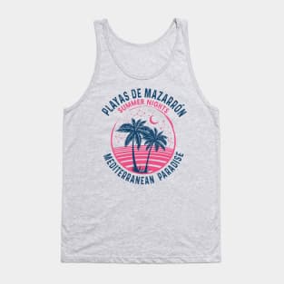 Playas de Mazarron - Summer Nights V03 Tank Top